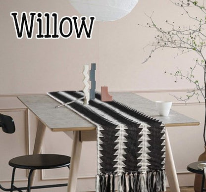 Willow Farmhouse Table Runner - 12" x 87" - Second East LLC