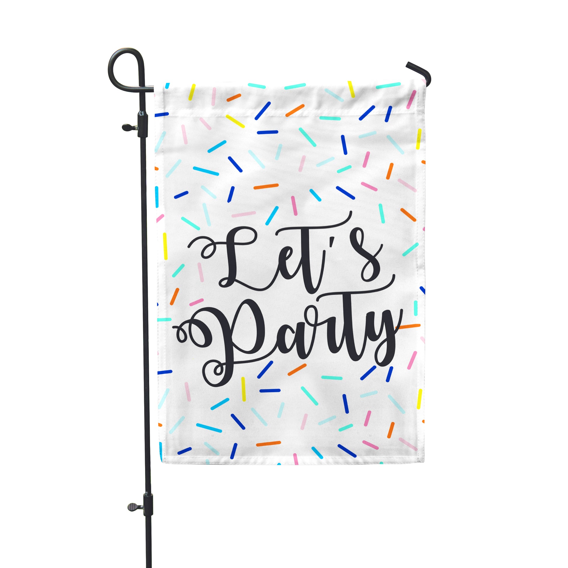 Let's Party Garden Flag 12" x 18" - Second East