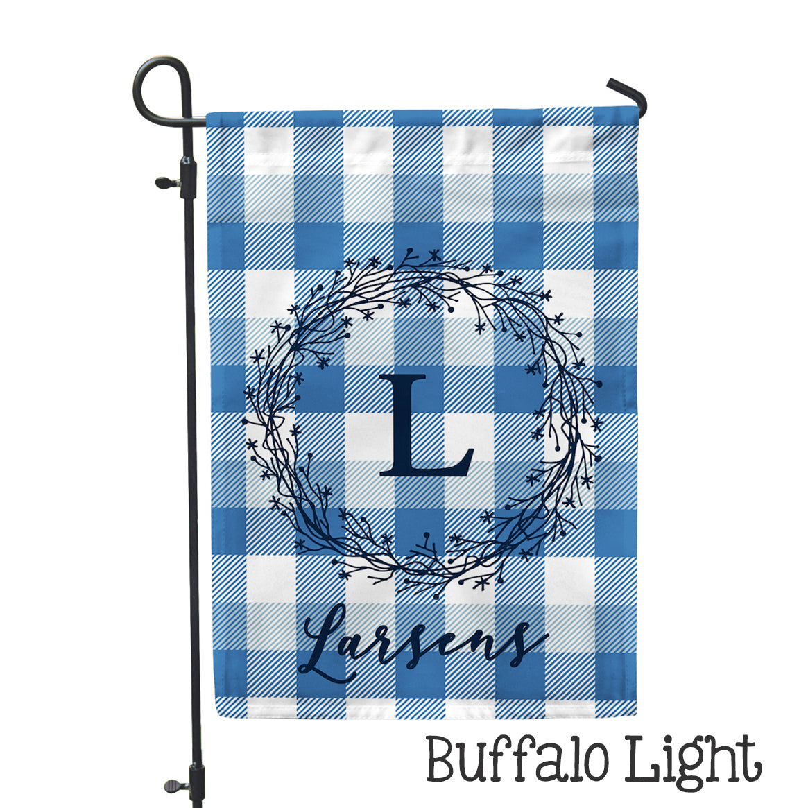 Personalized Garden Flag - Buffalo Light Custom Yard Flag - 12" x 18" - Second East